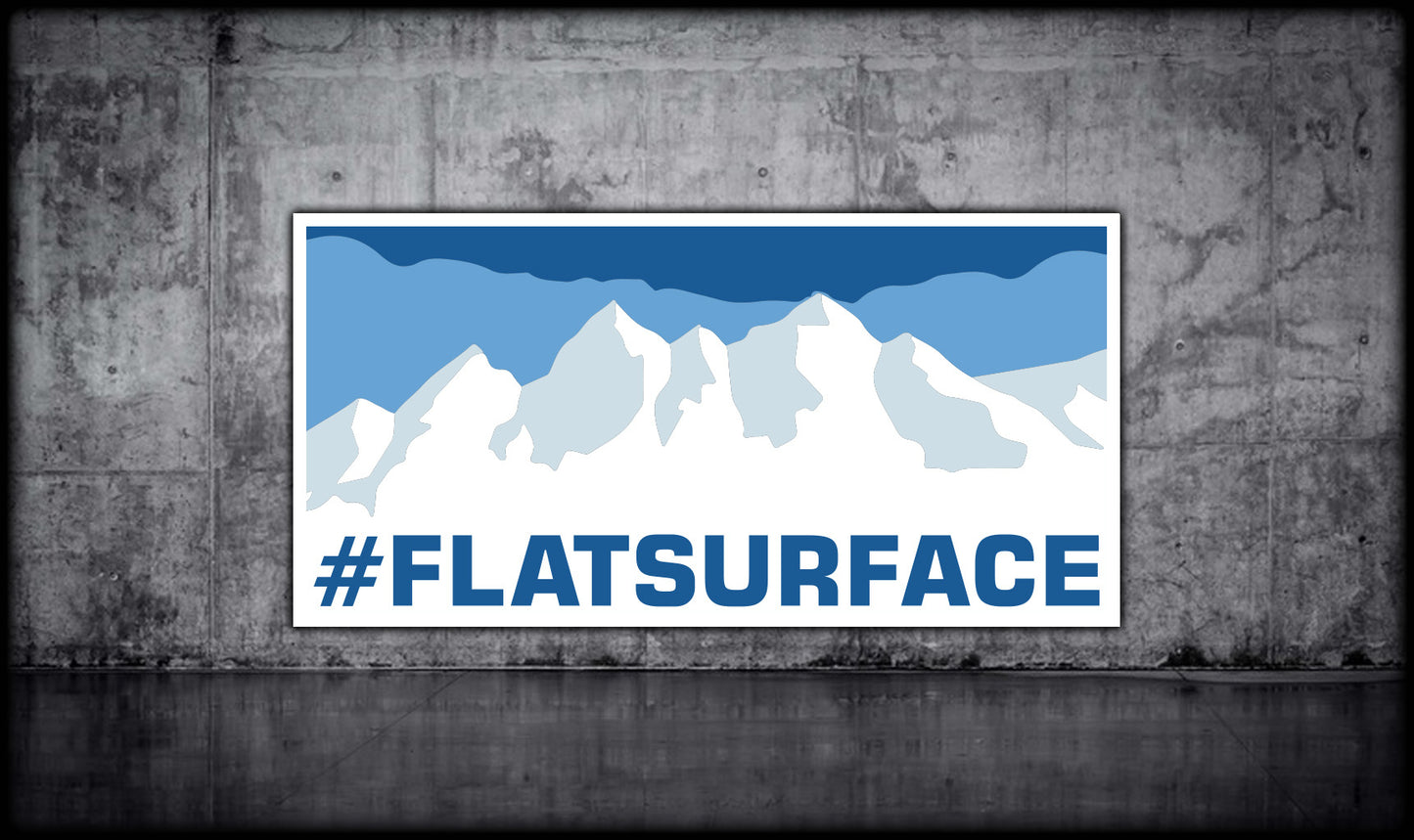 #FLATSURFACE Sticker