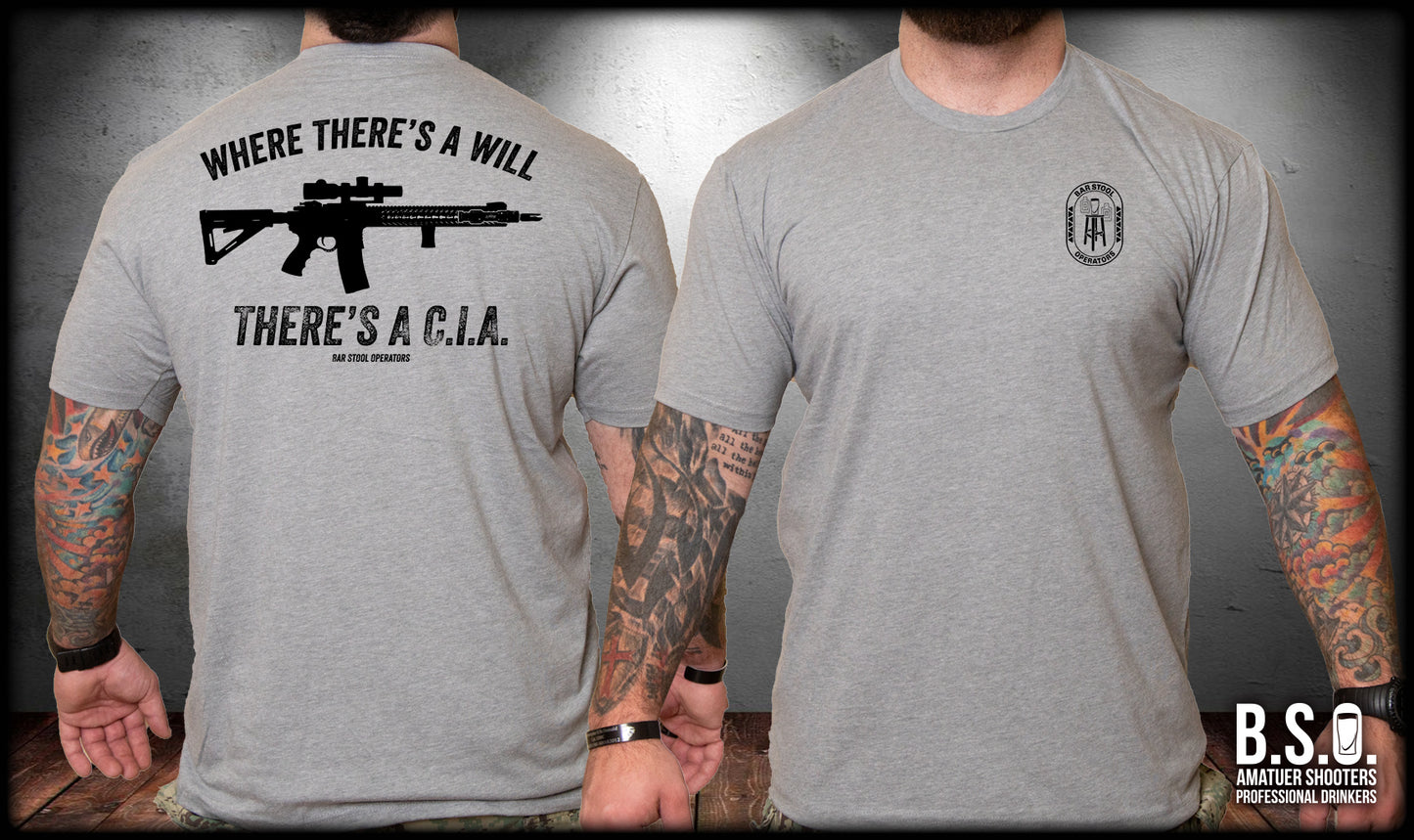 There's The CIA Rifle Shirt