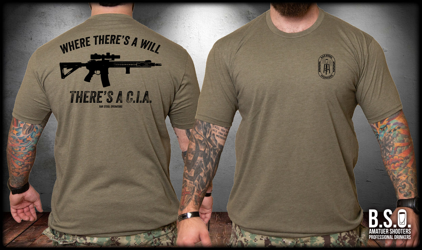 There's The CIA Rifle Shirt